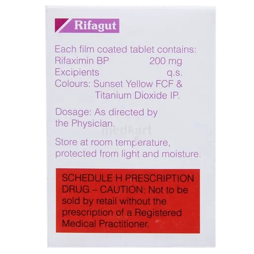 rifagut 200mg tablet 10's